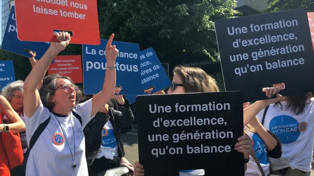 Manifestation des commissaires aux comptes, Paris 17 mai 2018